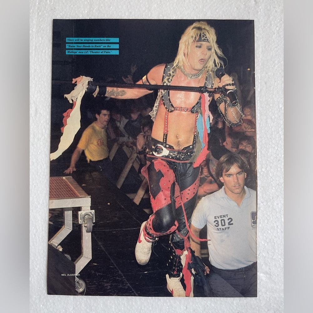 Motley Crue’s Vince Neil Pinup